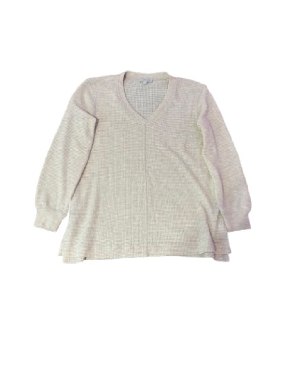 Chenault Trendy Knitted Blouse Loose Fit Beige Colored Size Small